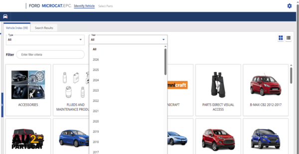 Microcat EPC Ford Online Parts Catalog [2025] - Image 2