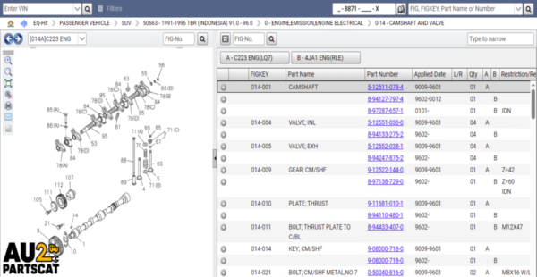 ISUZU EQ-Hit EPC Online Parts Catalog [2025] - Image 5