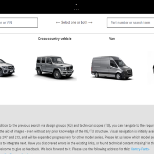 benz epc online، Mercedes EPC online platform for parts catalog access