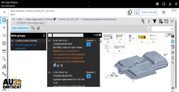 Mercedes Benz Epc Online Parts Catalog [2025] - Image 5