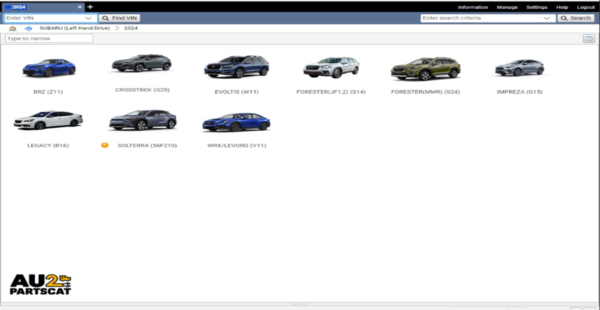 Subaru Snap-On EPC Online Parts Catalog [2025] - Image 3