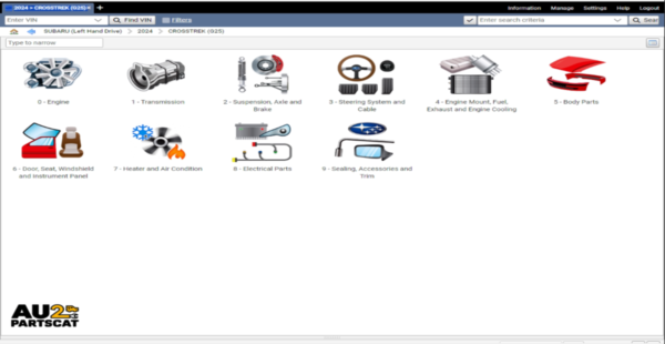 Subaru Snap-On EPC Online Parts Catalog [2025] - Image 4