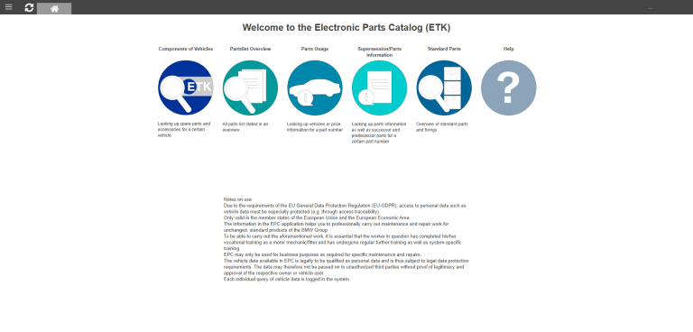 BMW ETK EPC Online Parts Catalog [2025]